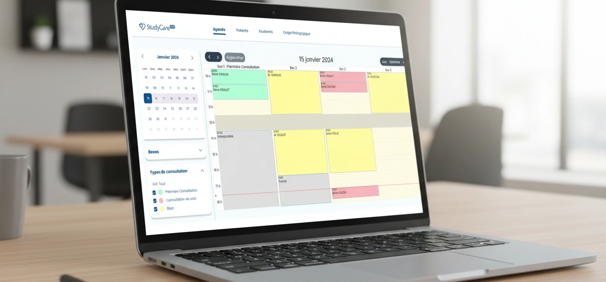 Agenda multi-salles StudyCare